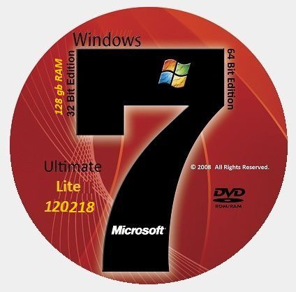 Microsoft Windows 7 Ultimate SP1 x86-x64 RU Lite Update 120218