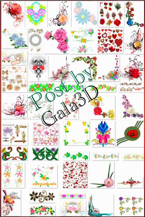 Vignette Stylish,swirl corners Png and other Vignette Stylish,swirl corners Png and other