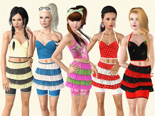 одежда - The Sims 3: Одежда для подростков девушек. - Страница 6 469c432115d543bb3769bb0f08e83e60