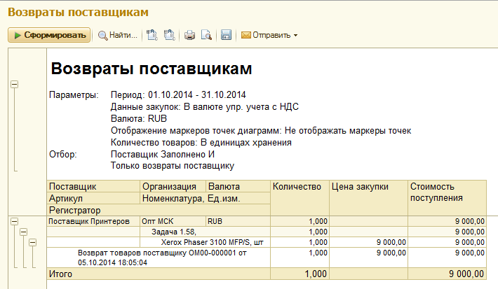 Как в программе 1 с 8.3 сделать возврат материалов поставщику Как в программе 1 с 8.3 сделать возврат материалов поставщику