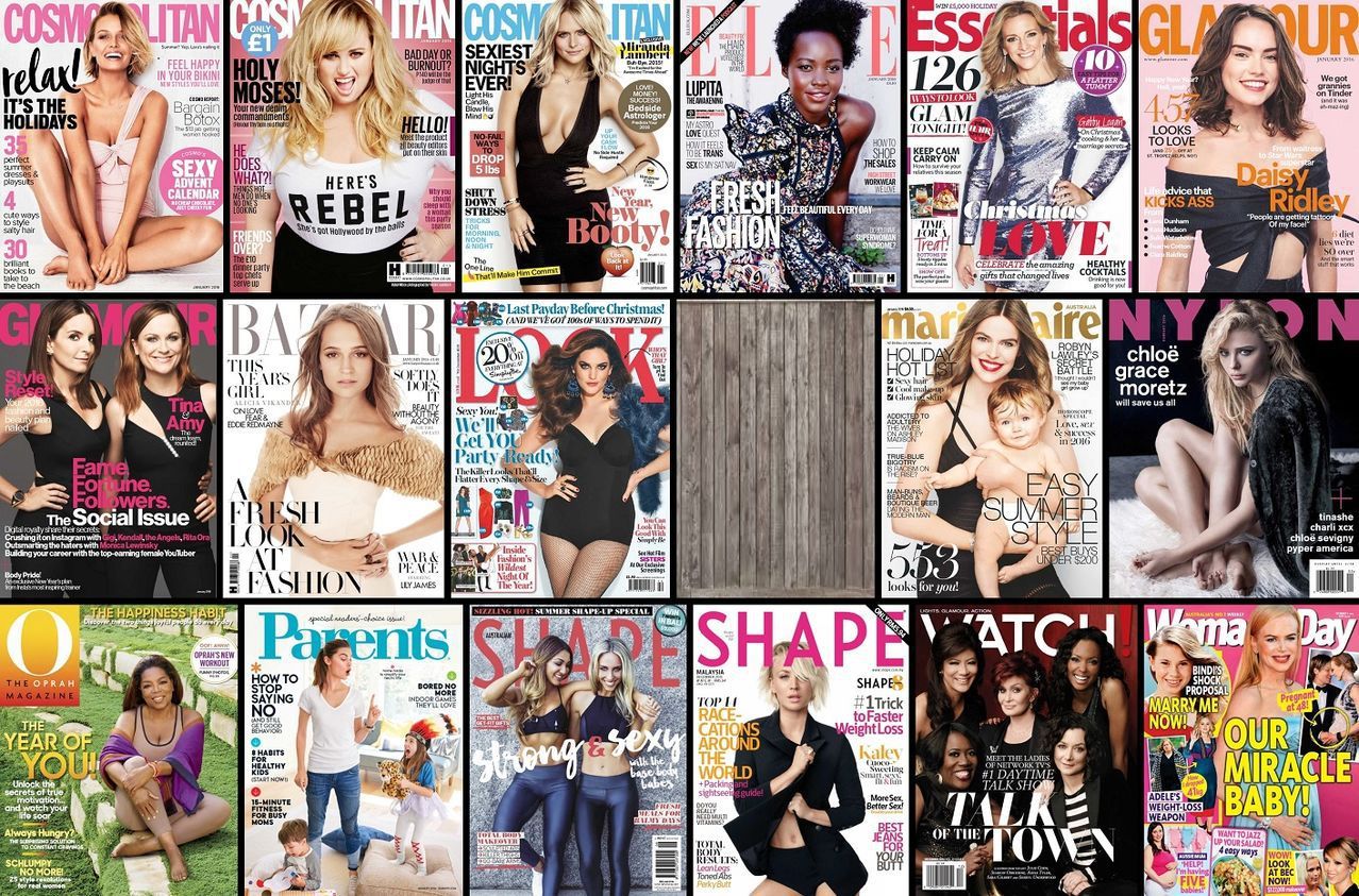Womens Magazines Bundle - December 6, 2015 (True PDF)