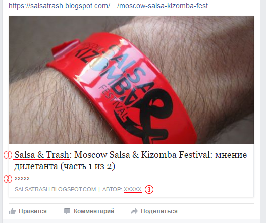 Blogger и шейринг в социальных сетях
