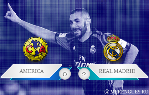 Club de Futbol America S.A. de C.V. - Real Madrid C.F. 0:2