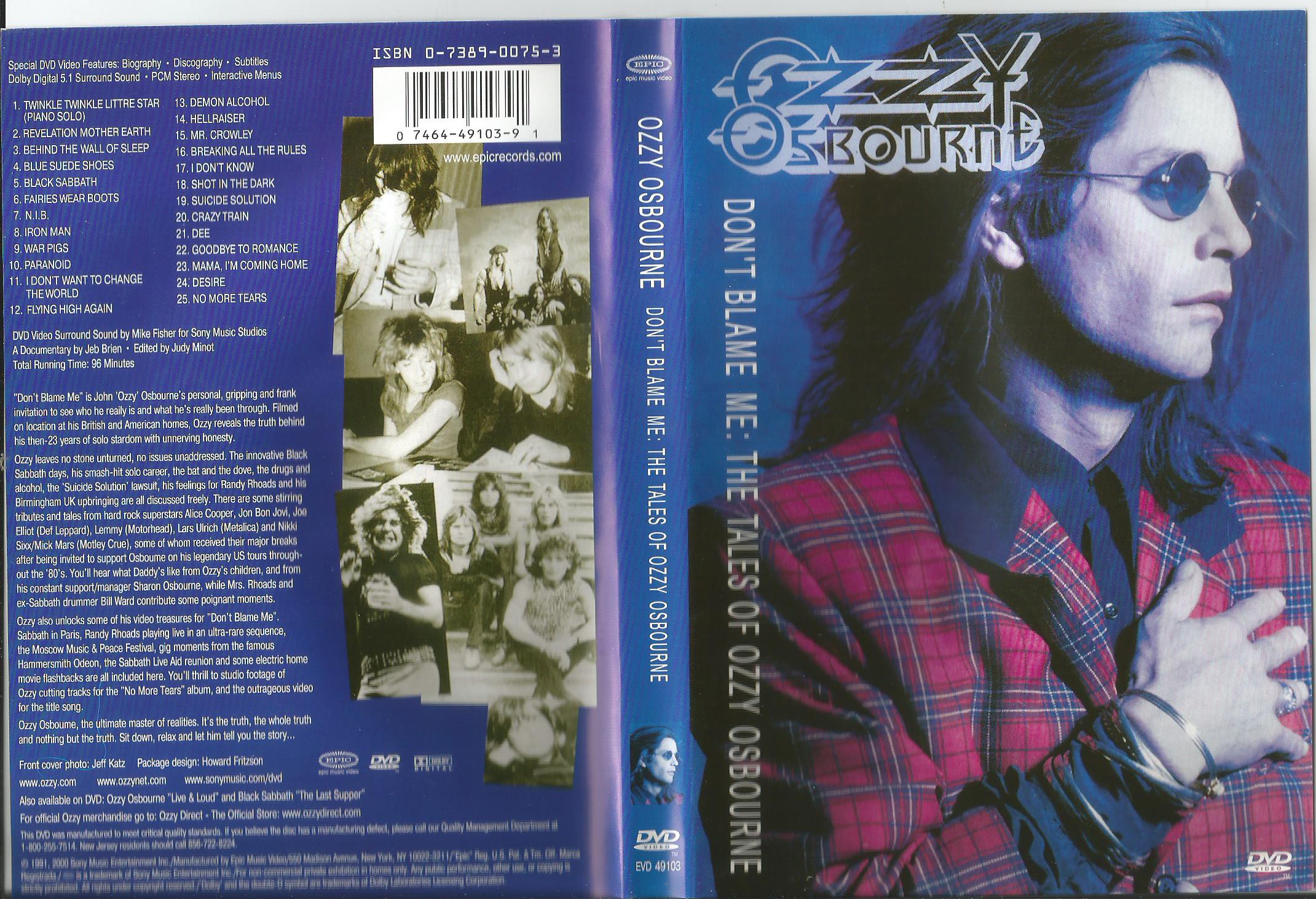 ozzy osbourne dont blame me documentary full