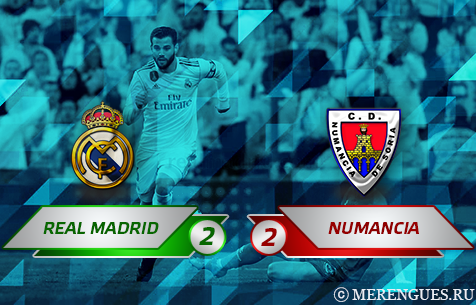 Real Madrid C.F. - CD Numancia 2:2
