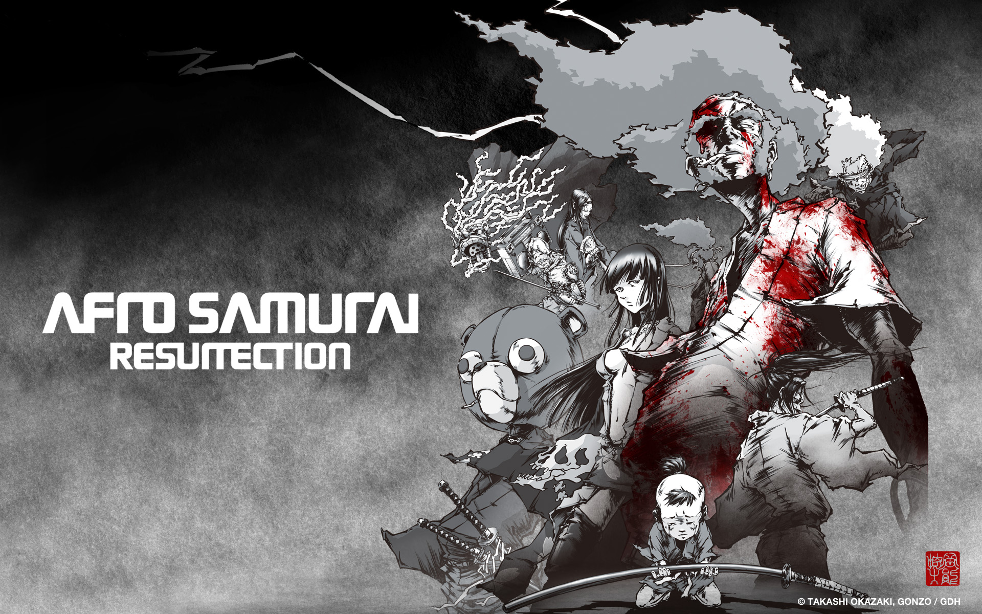 Konachan.com - 66574 afro_samurai.jpg