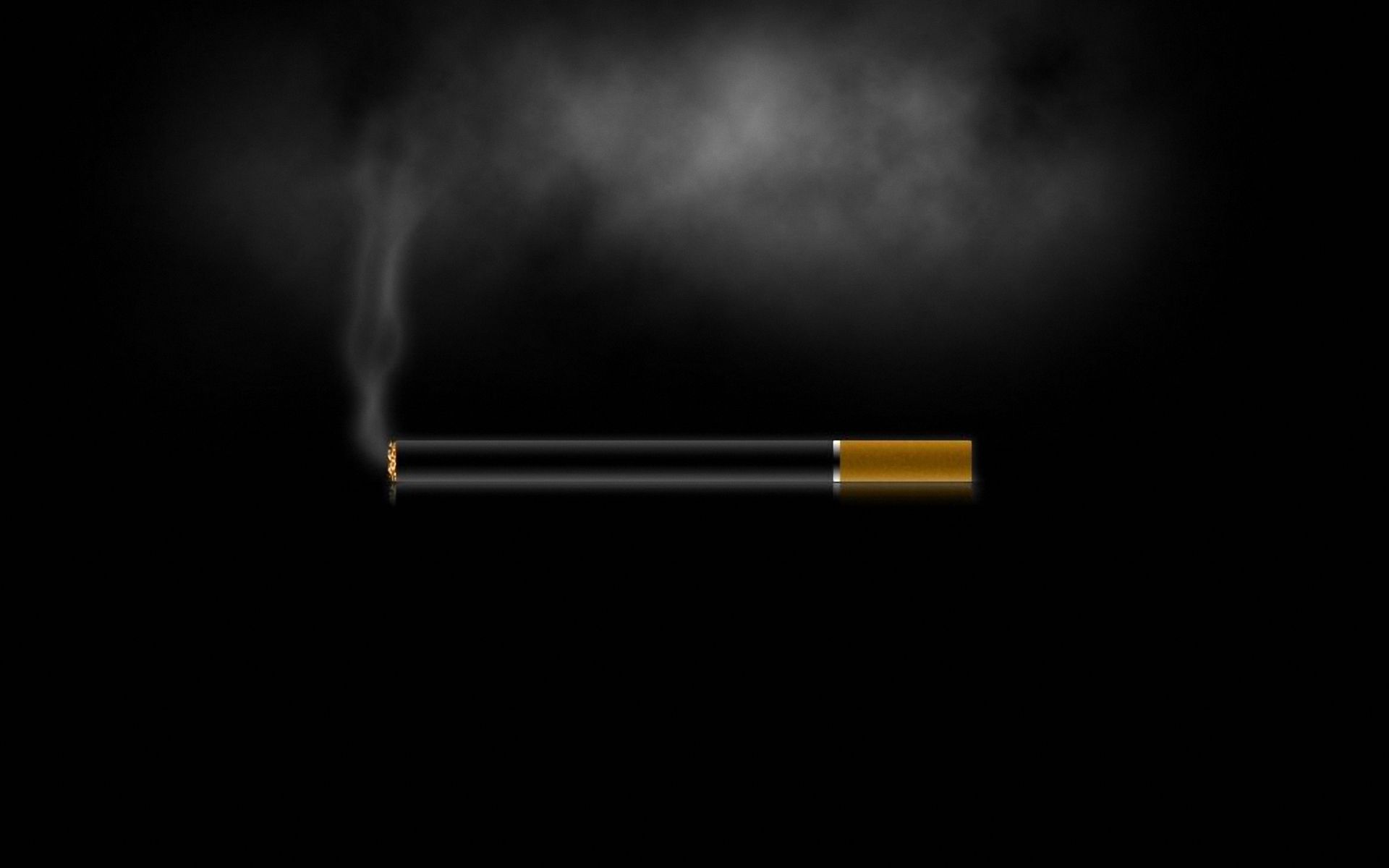 Сигара на черном фоне