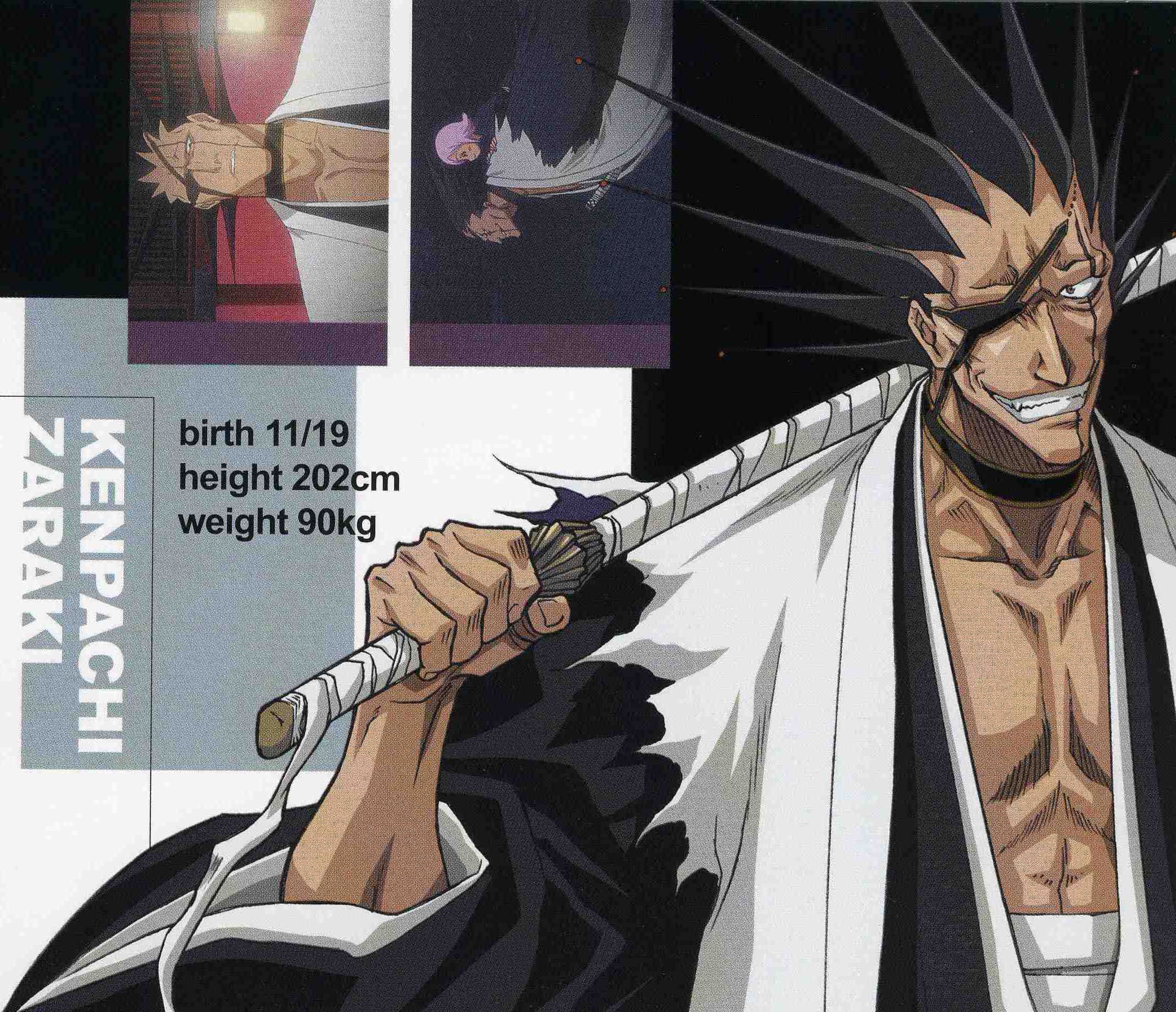 Bleach кенпачи зараки