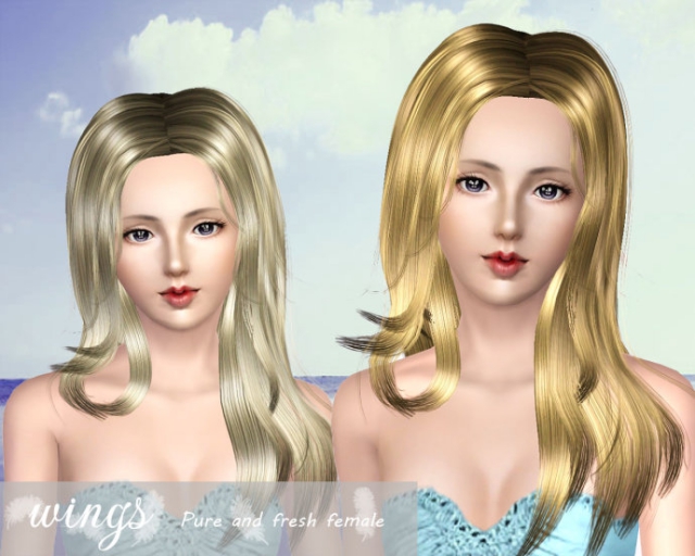 Fresh hairs. Симс 3 набор причесок. Прическа пюре. Волосы Wings с китайского сайта SIMS.