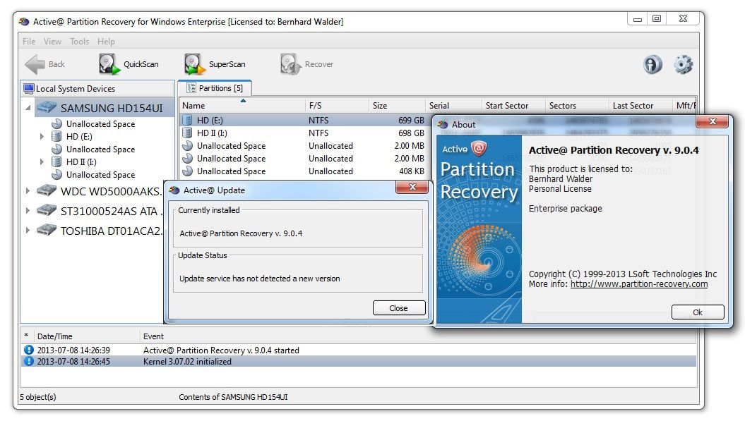 Active Partition Recovery Professional 14 + Serial Key