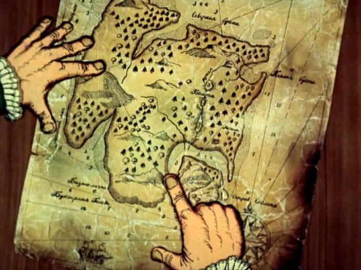 Остров сокровищ карта флинта