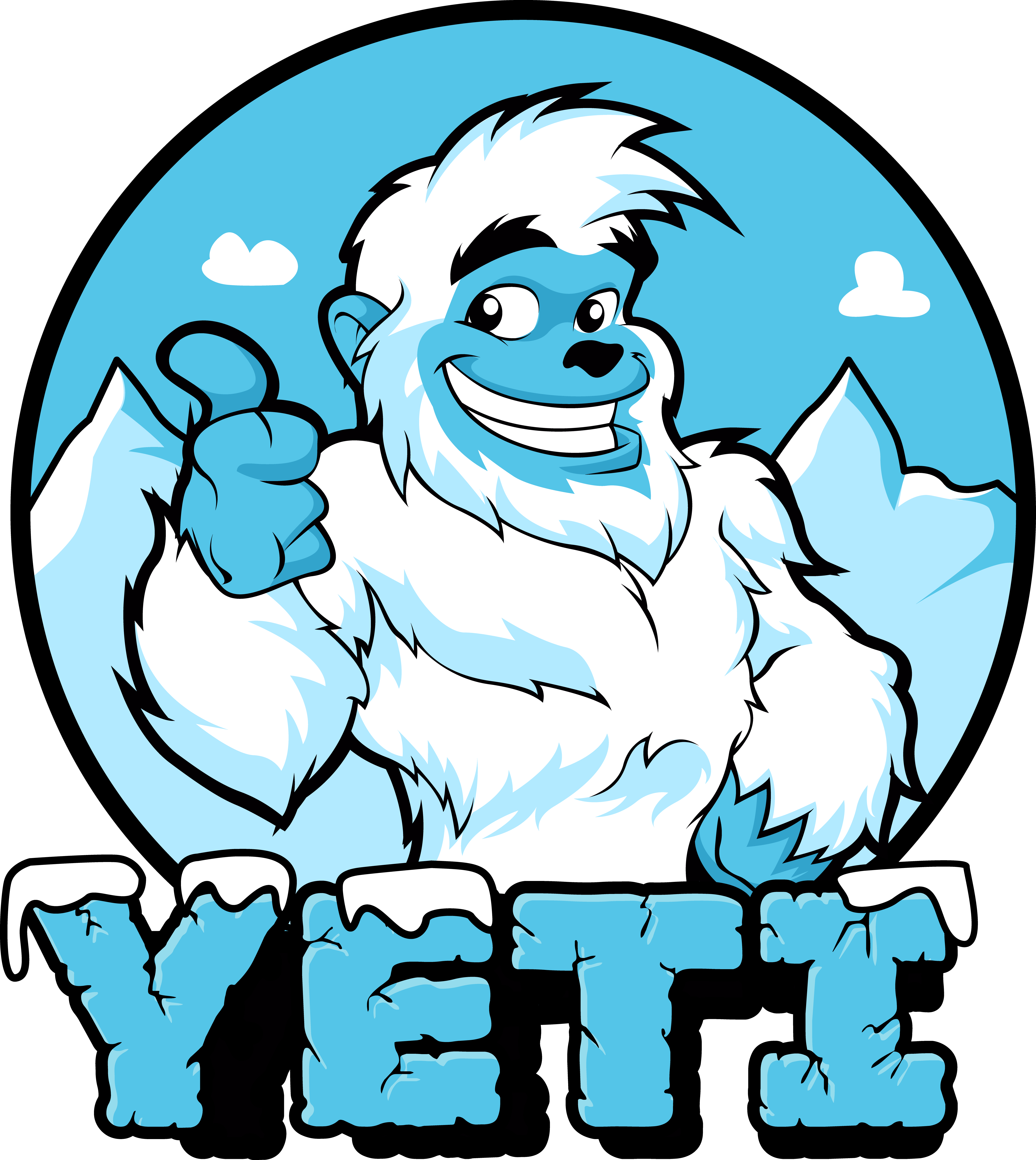 Йети. Снежный человек. Yeti снежный человек. Йети мультяшный.