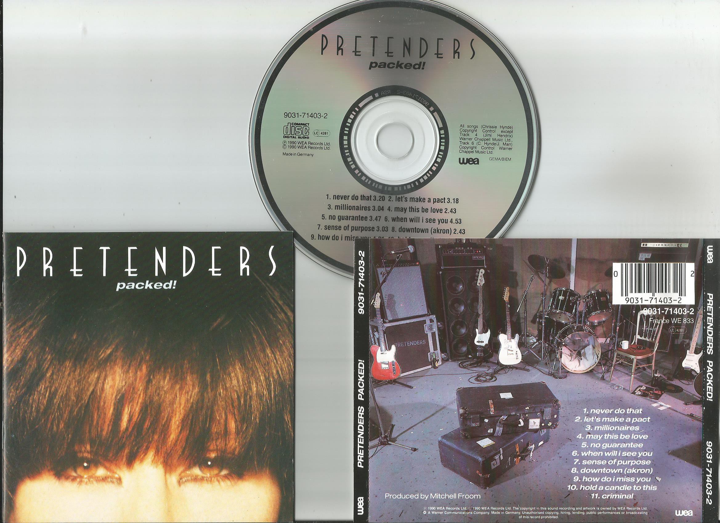 Packed record. Pretenders "packed". 1981 - Pretenders II. Pretenders 2023 год. The Pretenders Live in Sydney обложка.