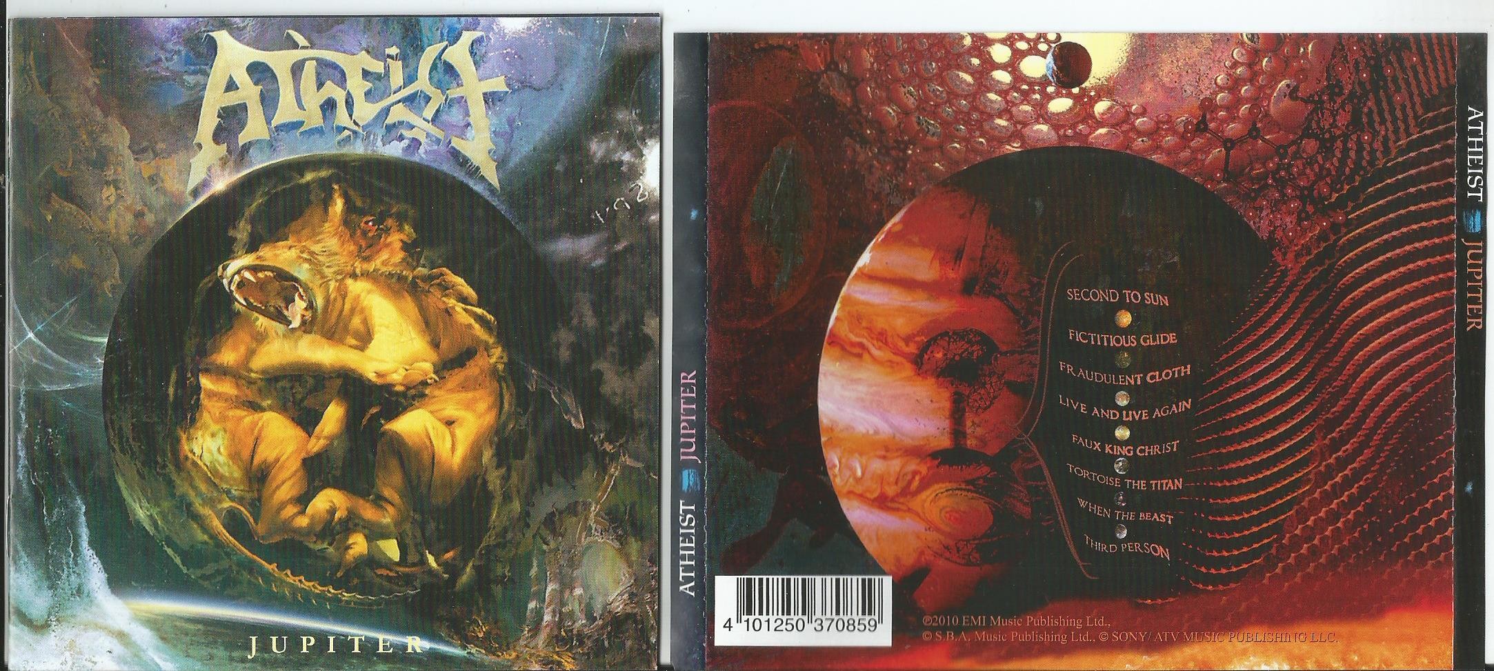 atheist jupiter (12page booklet with lyrics, jewel case edition)