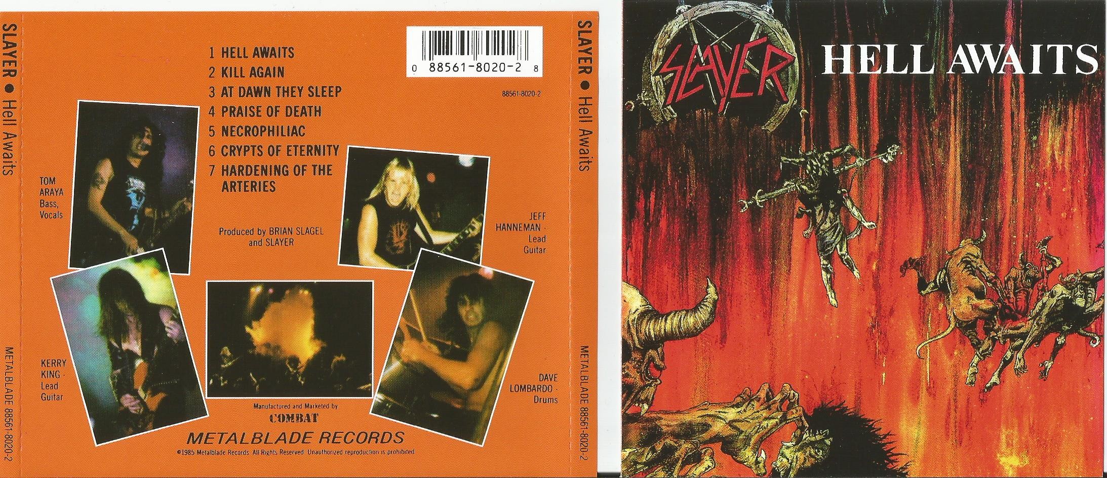 Black hell перевод. Slayer Hell awaits 1985. Hell awaits. Hell awaits Slayer перевод. Slayer - Hell awaits картинки.