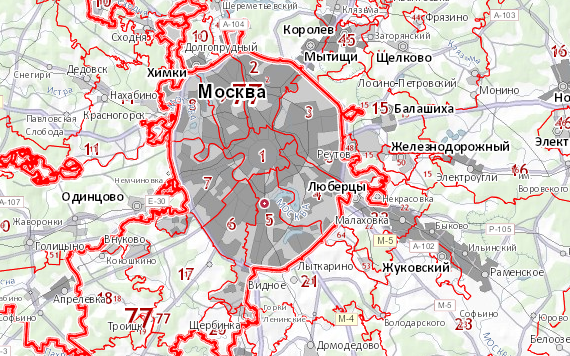 Московская кадастровая карта