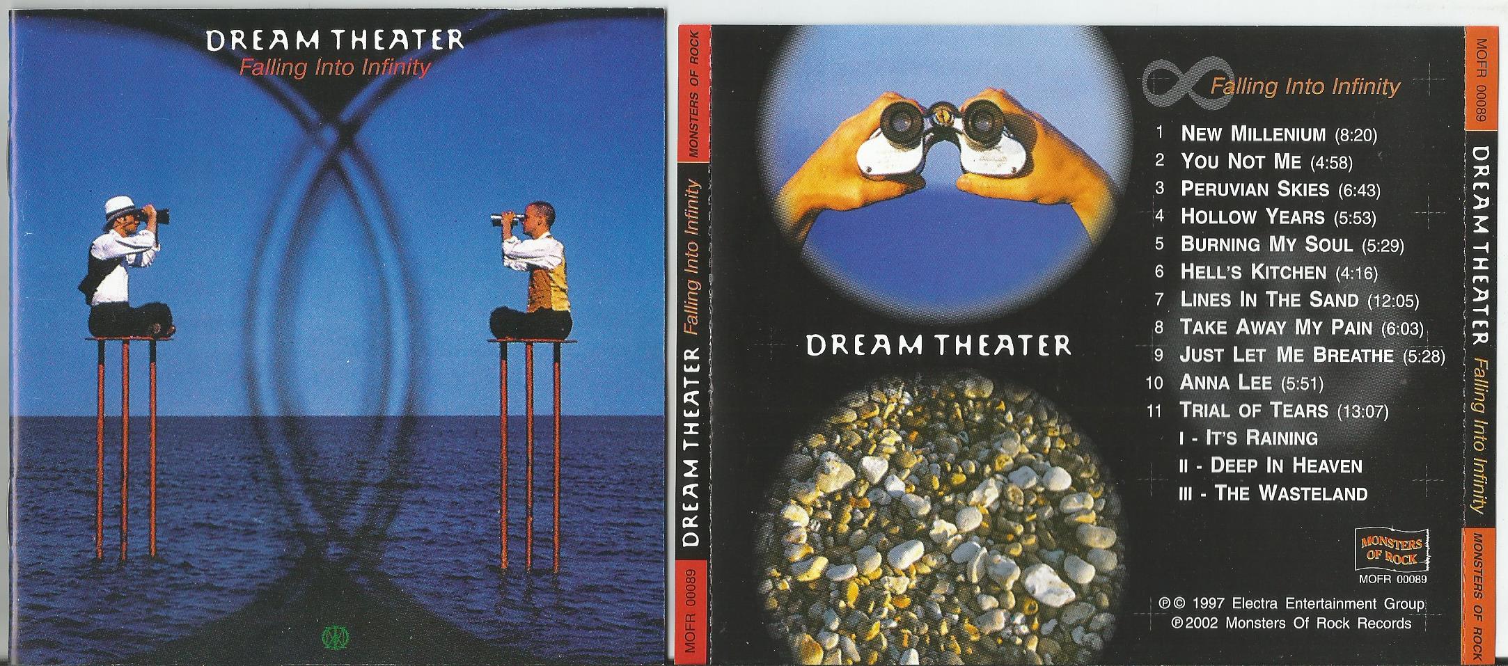 Falling Into Infinity 12page Booklet With Lyrics By Dream Theater Cd With Apexmusic Ref