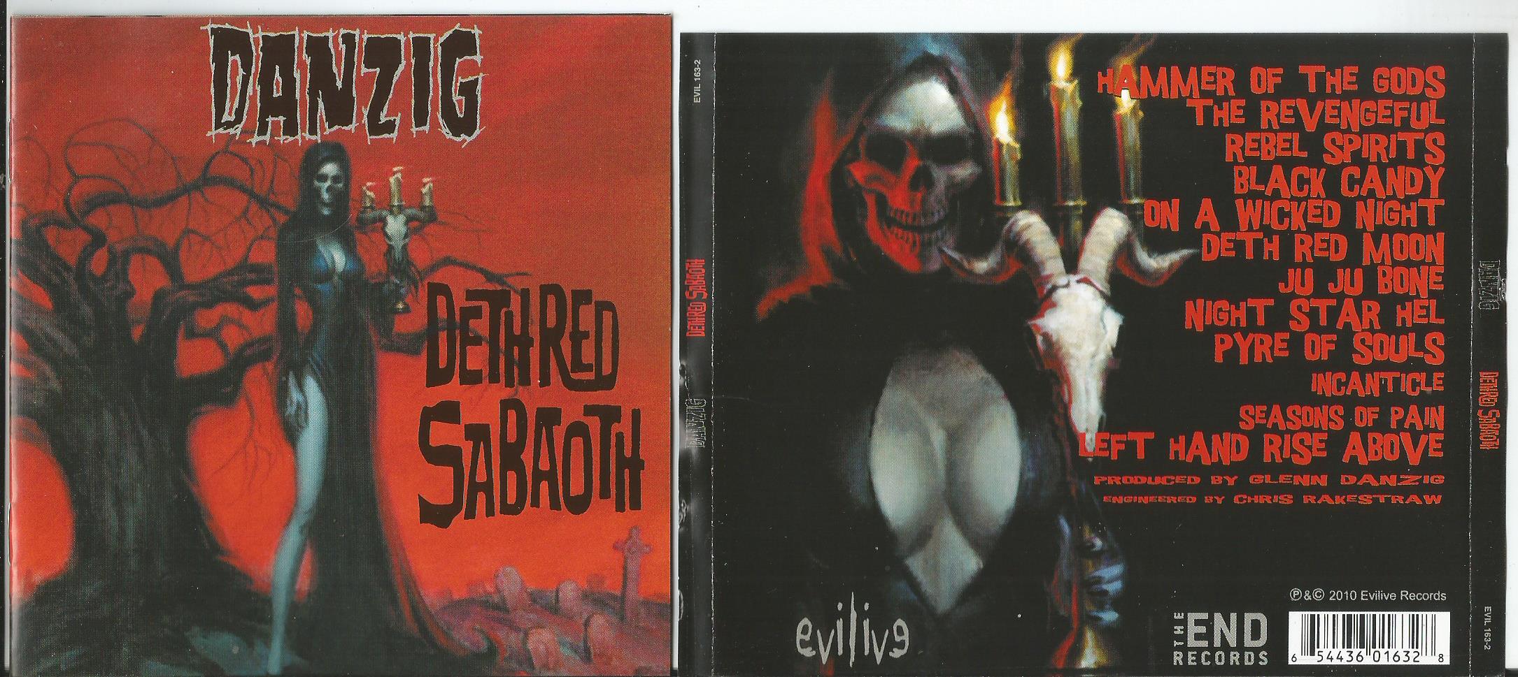 danzig deth red sabaoth (12page booklet with lyrics)