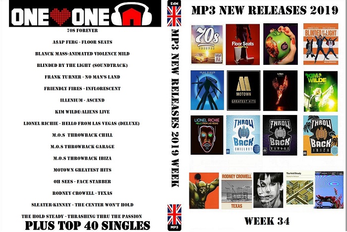 MP3 New Releases 2019 Week 34.2 MP3 New Releases 2019 Week 34.2