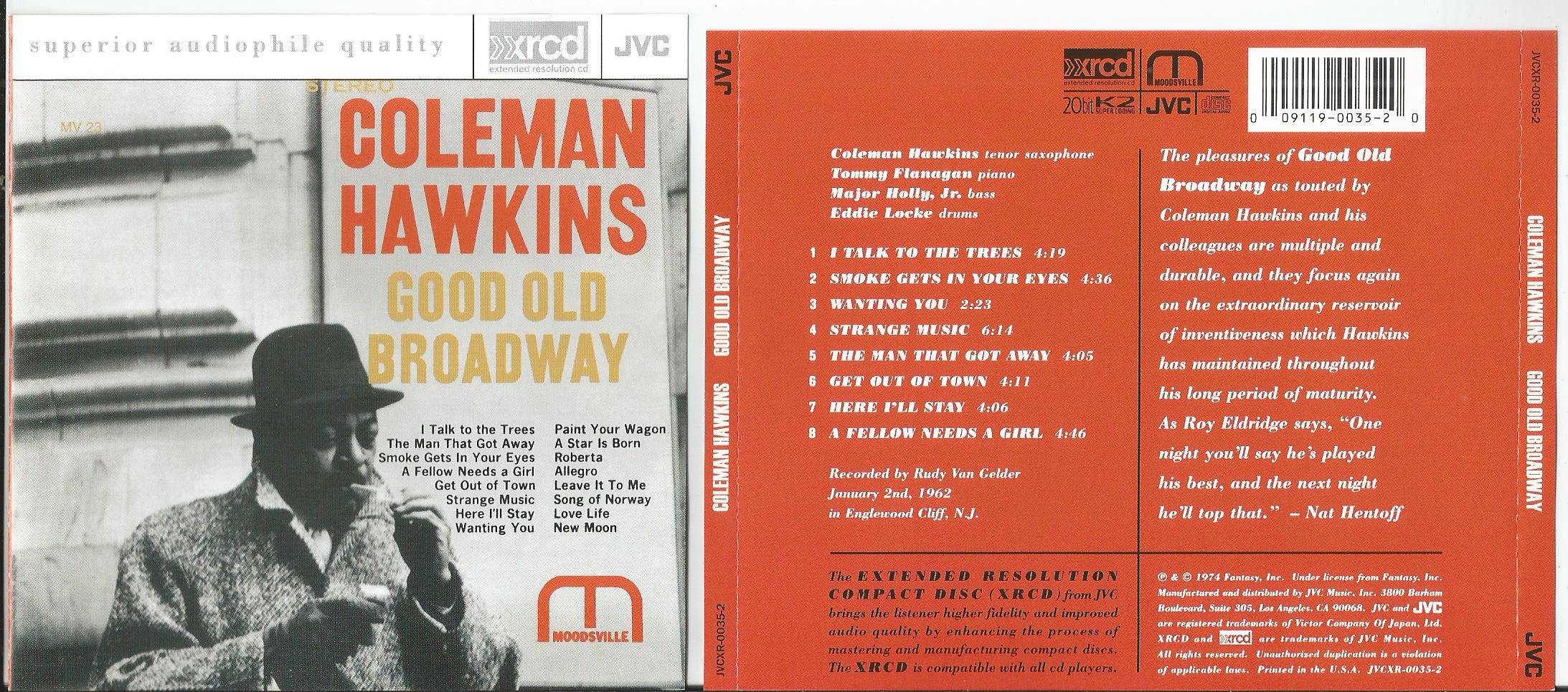 Coleman Hawkins Good old broadway (Vinyl Records, LP, CD) on CDandLP