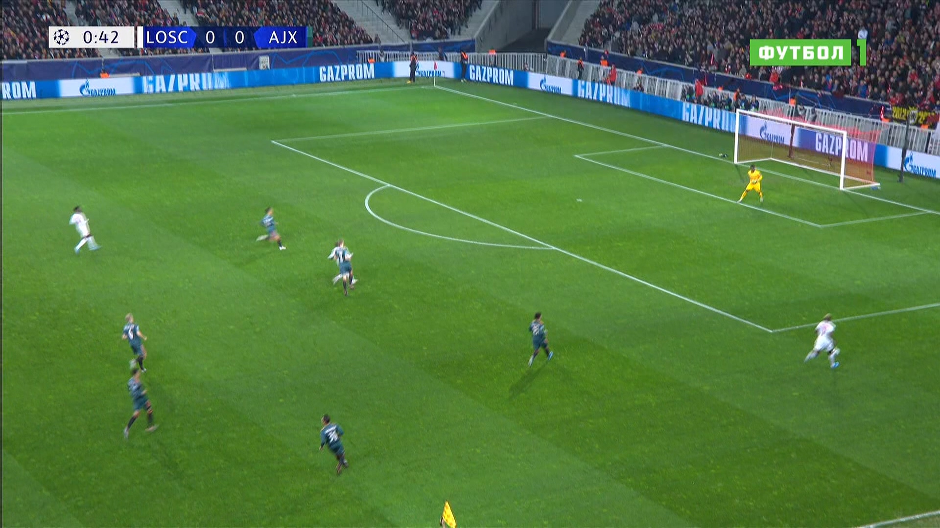 Лига чемпионов 2019-2020 Групповой турнир Группа H 5-й тур Лилль (Франция) - Аякс (Нидерланды) Матч! Футбол 1 HD.ts_20191128_165329.282.jpg