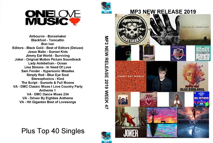 MP3 NEW RELEASES 2019 WEEK 47