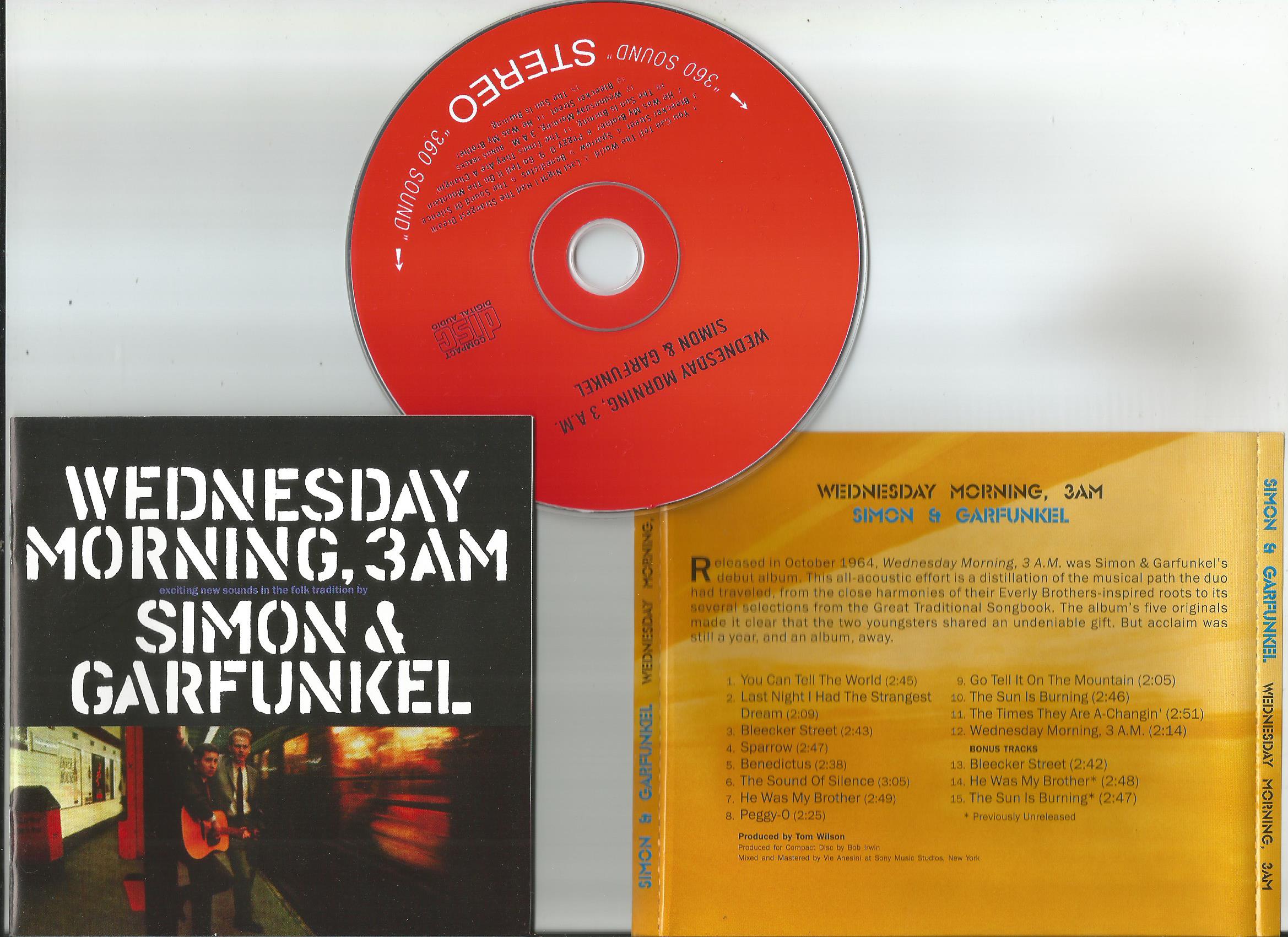 Album Wednesday Morning 3am Von Simon Garfunkel Auf Cdandlp cd and lp