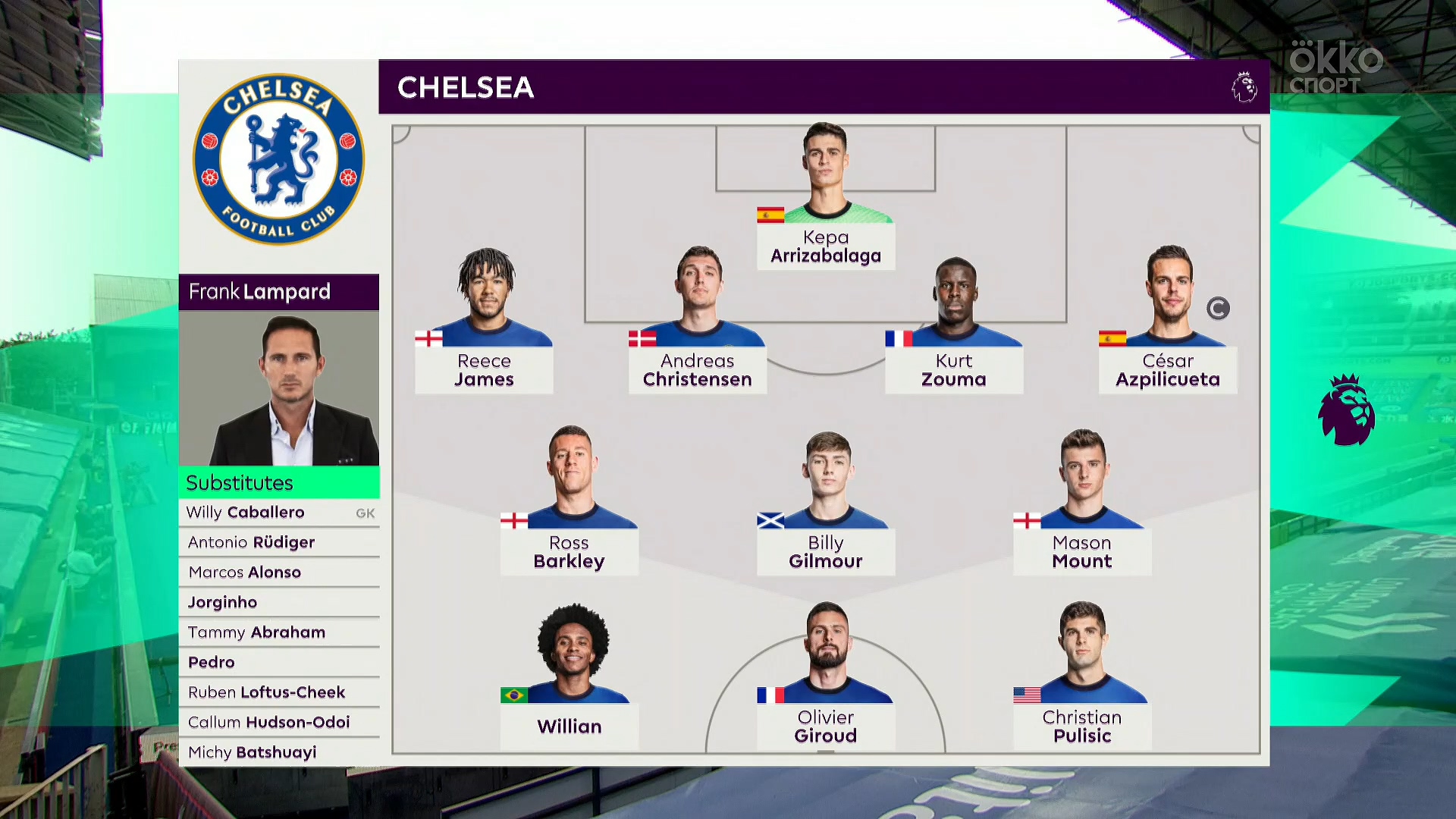 Чемпионат Англии 2019-2020 34-й тур Кристал Пэлас - Челси Okko Спорт.mkv_20200711_143912.716.jpg