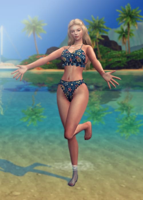 Бикини Cute bikini от L.Sim для Симс 4