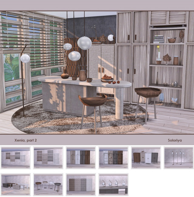 Sims 4 сет мебели