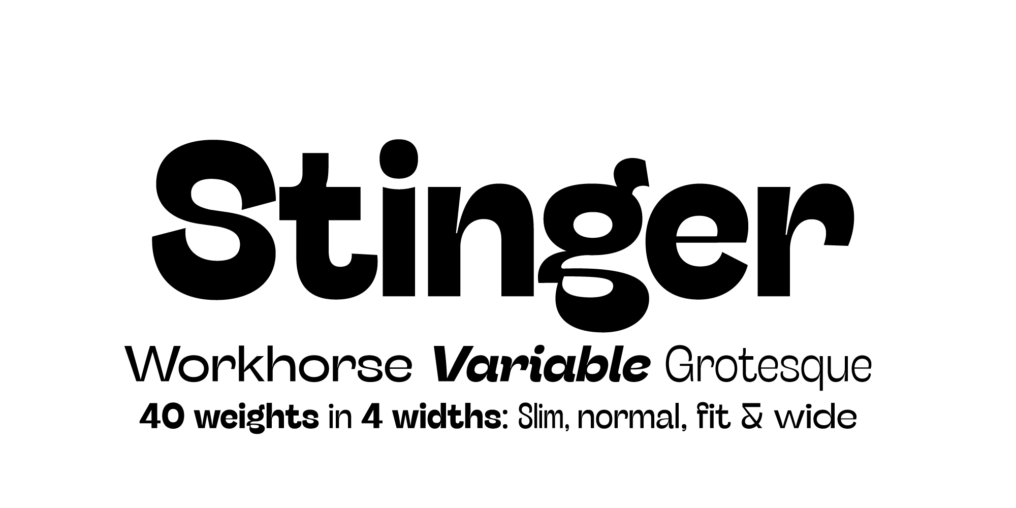 Шрифт Stringer