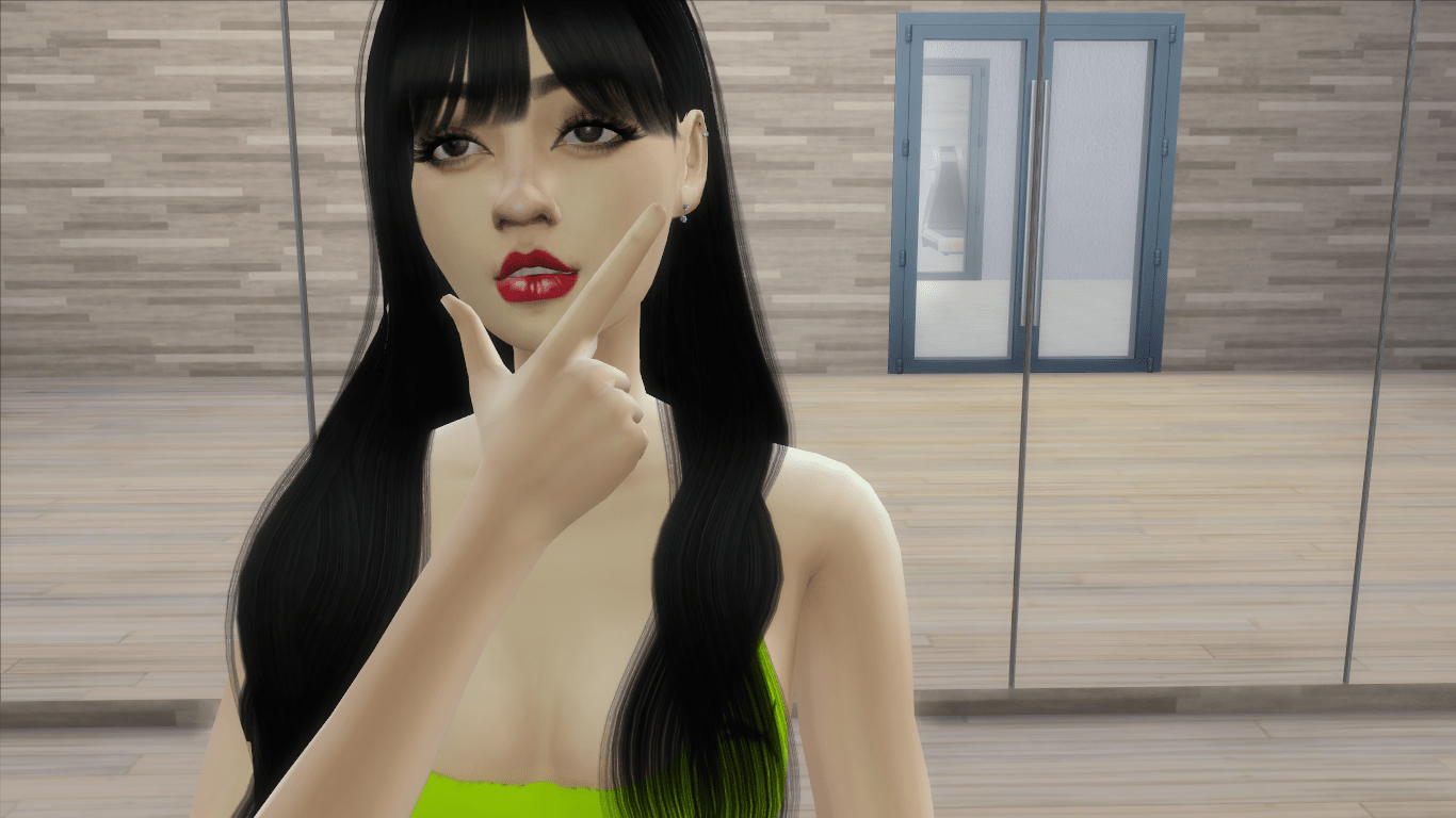 Корейский айдол BLACKPINK LISA ver2. от Darya Sim для Симс 4