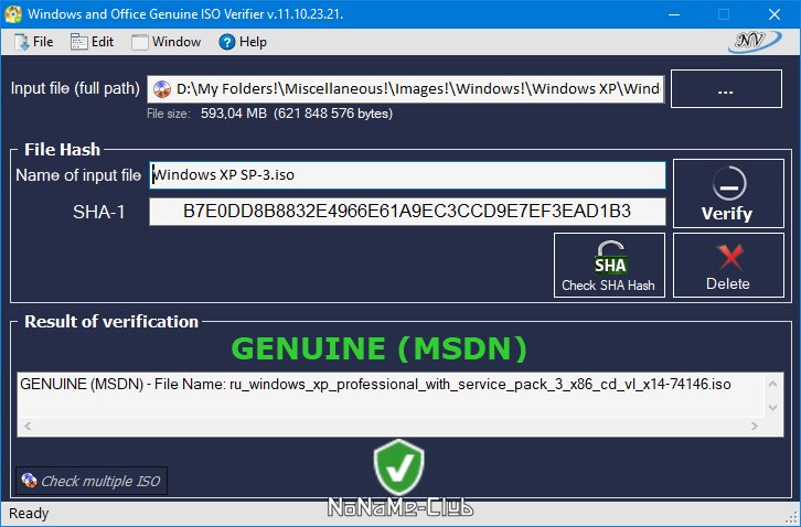 Windows and Office Genuine ISO Verifier 11.10.23.21 Portable [En]