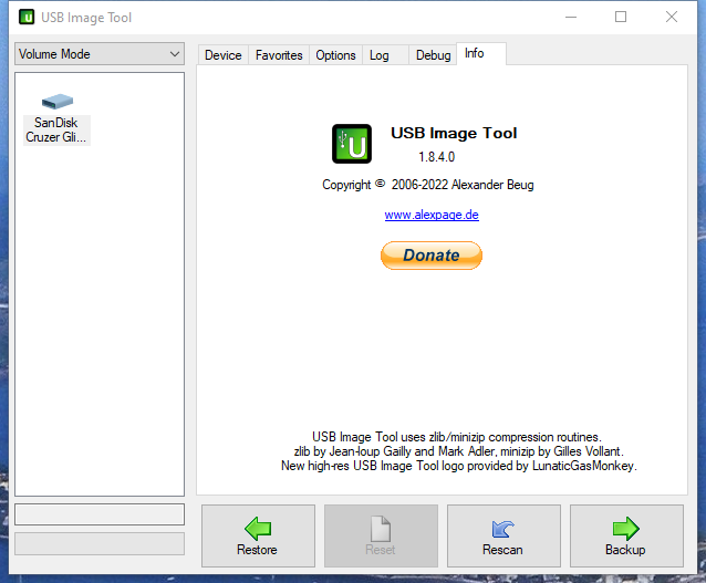 USB Image Tool 1.84 Portable [En]