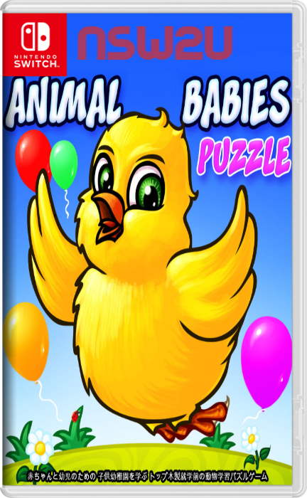 Animal Babies Puzzle – Top Wooden Preschool Animals Learning Children Kindergarten Puzzles Game for Baby Kids and Toddlers Switch NSP