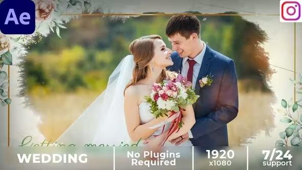 VideoHive - Floral Wedding Invitation 37204263