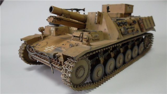 15 cm sIG auf Fahrgestell Pz II или Sturmpanzer II, 1/35, (ARK 35012) A3830d666e5f099d5b9dfa53da02d449