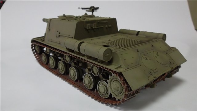 ИСУ-152 "Зверобой", 1/35, (Звезда 3532) перекраска старой модели. 920b829131a3fb1c3bb2e990575d2ba7