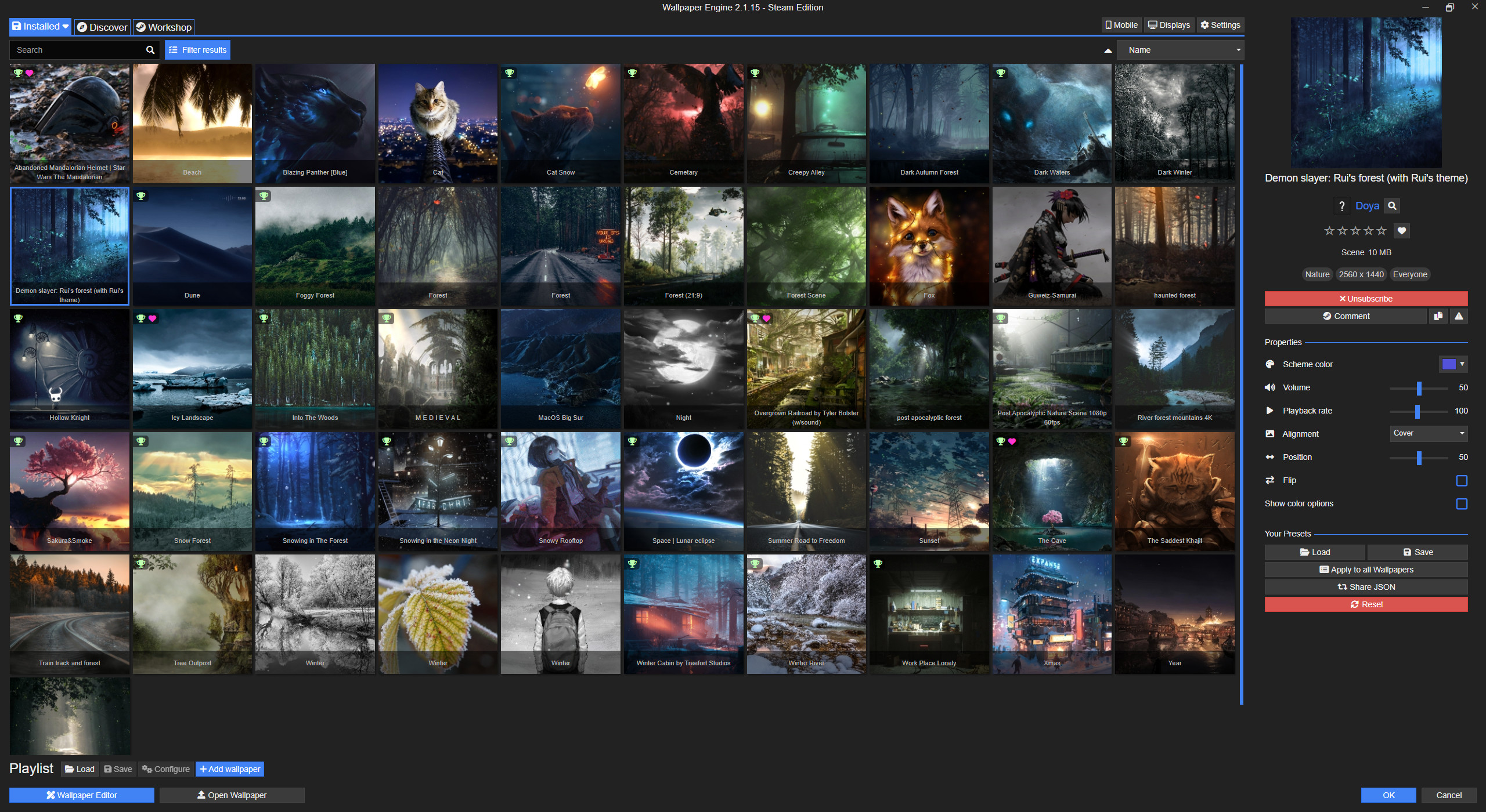 Wallpaper Engine 2.1.15 RePack by xetrin [Multi/Ru] :: NNM-Club