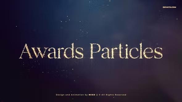 VideoHive - Particles Awards Titles 39235951
