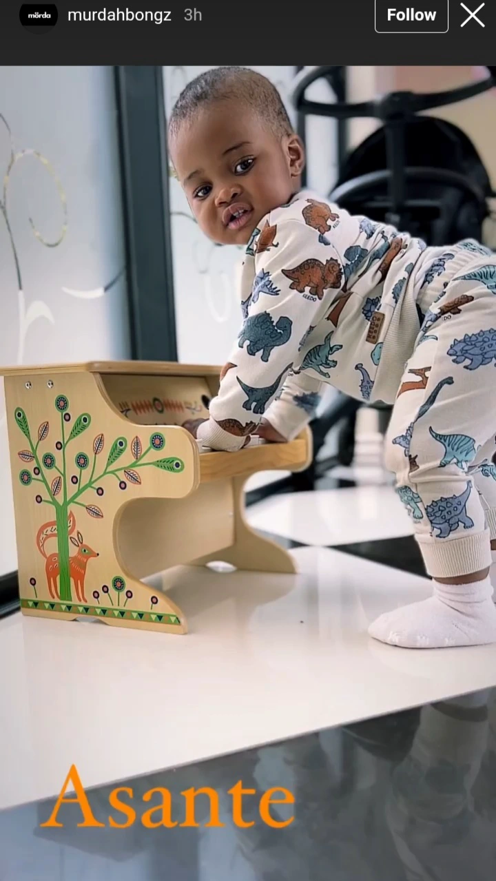 Asante Mohosana makes some music with her piano that she got from Pearl ...