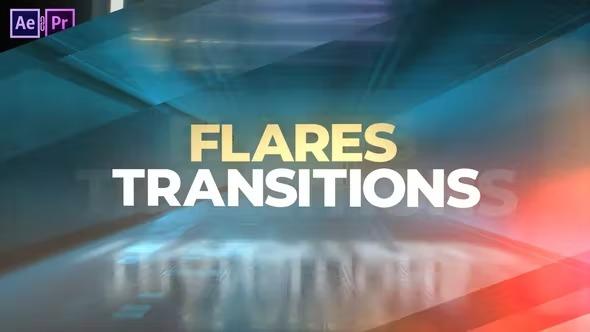 VideoHive - Flares Transitions 40324511