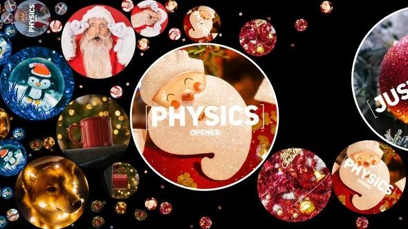 VideoHive - New year Physics Opener 35264196