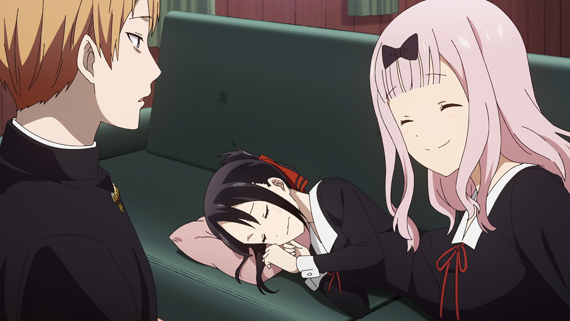 [SubsPlease] Kaguya-sama wa Kokurasetai - First Kiss wa Owaranai - 01 (1080p) [99EB4405].mkv_snapshot_16.01.378.png