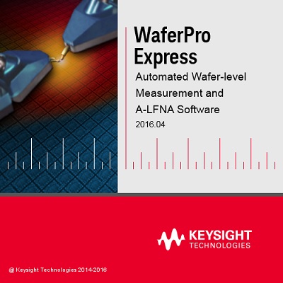 Keysight WaferPro Express 2016.04 [En] D3eec25045fbe74b433faca4cc09ed85