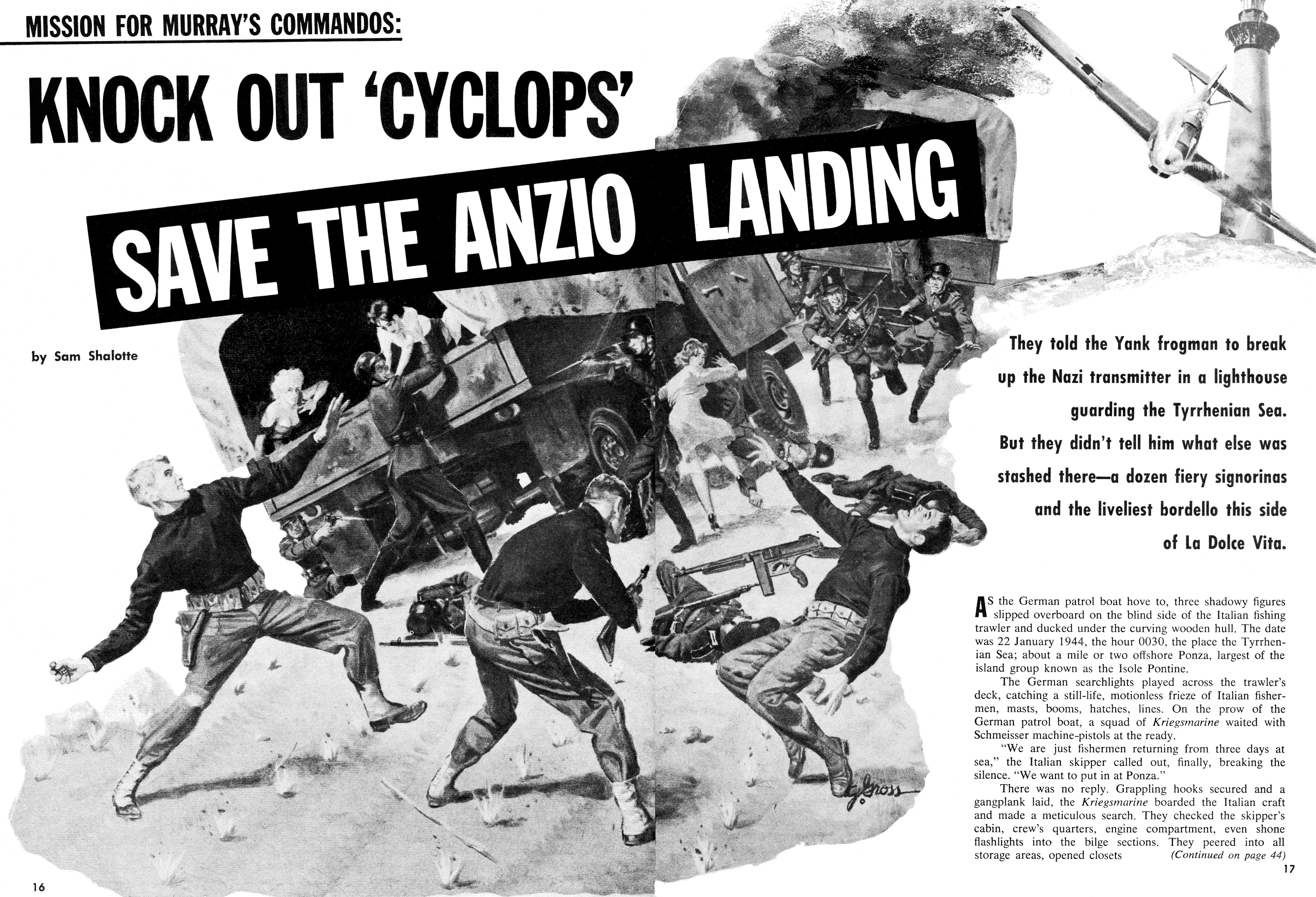 Knock Out 'Cyclops' Save The Anzio Landing, Bluebook for Men, August 1963.jpg
