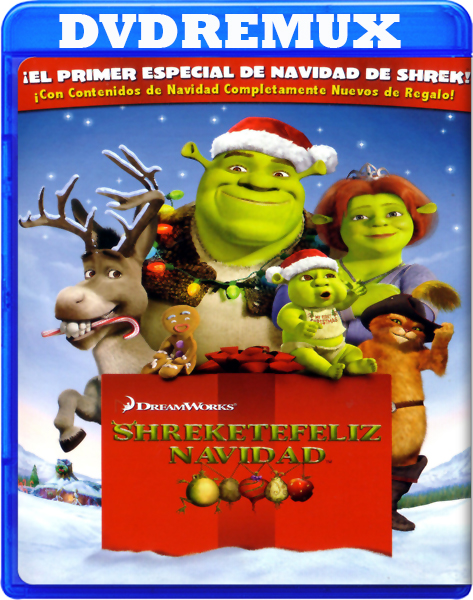 4ec0b0de079852377ca5c109edbd3b59 - Shreketefeliz Navidad - La Navidad Con Shrek - [2007] - [DVDRemux] - [Castellano - Inglés - Alemán - Italiano - Turco] - [Animación] - [MEGA]