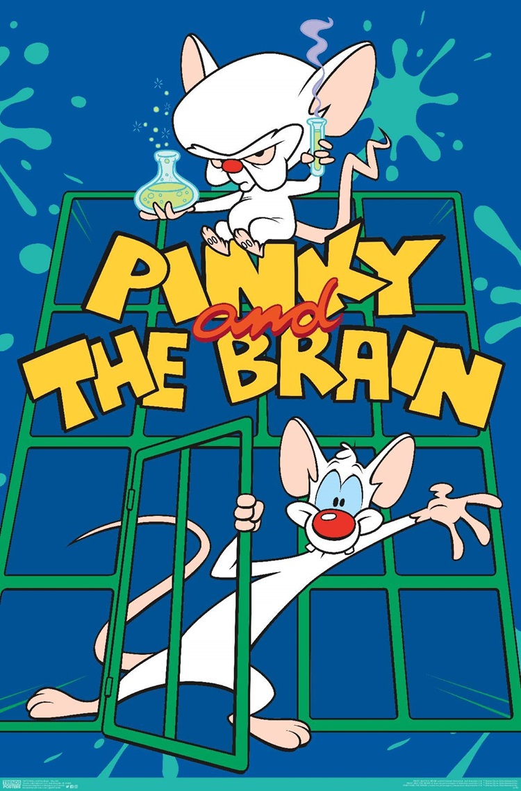 Pinky i Mózg / Pinky and the Brain (1995-1998) [SEZON 1-4] MULTI.1080p.UPSCALED.H.265-LTN / Dubbing PL