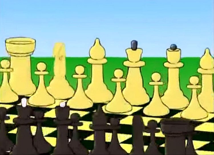 Баллада о пешке, мульт, (0:09:25 / 0:05:10)