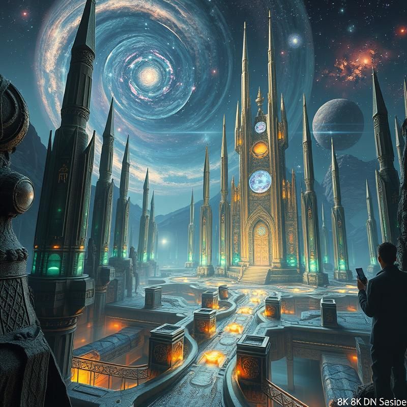 sci-fi art style AI art
